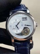 朗格LANGE 1系列722.066腕表 18k白金 陀飞轮 20年全套  20年4月全套