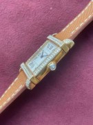 Cartier Tank Chinoise  卡地亚中国坦克原钻石英18K金 表径20X31mm 表圈原装满钻 石英机芯 原装折叠扣 极品美物 可遇不可求