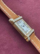 Cartier Tank Chinoise  卡地亚中国坦克原钻石英18K金 表径20X31mm 表圈原装满钻 石英机芯 原装折叠扣 极品美物 可遇不可求