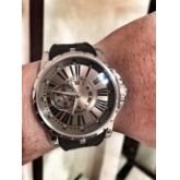 ROGER DUBUIS 罗杰杜彼 王者系列 珍珠陀 自动机械表 双日内瓦印记 表径43mm 全原装 原始品相95新以上 公价20万左右 好价出