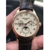 PP 百达翡丽5327 万年历 18K玫瑰金 大表盘39mm 近新品相