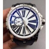 ROGER DUBUIS 罗杰杜彼王者系列，45MM表径，精钢表壳表扣，自产珍珠砣自动机械机芯