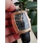 18K玫瑰金 Parmigiani 帕玛强尼  8日链长动力 手动机械男表，45*35mm  