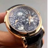 BOVET 播威  自动机械机芯，世界时间、GMT、月相、昼夜指示功能，附件有说明书和保单