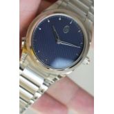 柜台展示品全套 帕玛强尼 PARMIGIANI TONDA  PFC905-1020001-100182 GMT 飞返两地时功能  独家专利  40mm表径  950铂金牙圈 18K金手工篆刻麦粒纹表盘 18k玫瑰金摆坨 设计流线完美服帖  工艺细节请放大图片看 原价24万 品牌热门款  专柜不打折 柜台展示品 未使用未拆表带