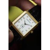 库存品全套附件 AP 爱彼 Audemars Piguet Edward ref.14835BA 18K黄金 宝玑字 教堂指针 设计有棱有角 表径38*29mm 手动机械，整表47.8克，库存品存放痕迹，表带都是原厂原装的没扣过，全套附件带1999年的销售发票。