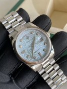 劳力士118206 冰蓝 盘。铂金950 pt。极品成色 全套 标长 双牌公价47万多 现在好价出
