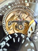 Blancpain 宝珀巨匠系列2625-超级复杂（万年历+陀飞轮+8日链）功能，圣伯纳狗头印记，蓝宝石表镜，锁底锁把防水设计，陀飞轮、万年历、8日链、日历、月份、星期、能量显示，夜光凌利，透底，K金人手镂空雕花自动陀，38mm表径，公价1327000港币