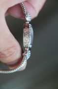 爱彼 67178BC.Z.1068BC.01 石英机芯 整表18K白金原镶钻石 侧面手工雕花 158mm腕周 蝴蝶扣 新款圣伯纳狗头标 原价45万左右 整表贵气颜值高 国外成交15万多 现货好价几万就出