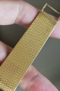 爱彼 AUDEMARS PIGUET AP 手动机械表 18K黄金黑面 32X28表径  全长188mm 扣起来178-185mm可调  整表87克多  原价很高  现在好价出  颜值这么高的贵金属链带表可遇不可求了