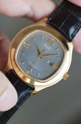 伯爵 POLO系列男士腕表 型号:12980 18k金材质 总重85.8g 自动机械 40mm表径 灰色表盘搭配罗马刻度展现高阶审美 尺寸厚度刚刚好 原始品98新 原厂原装表带还很新