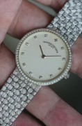 VC 江诗丹顿 Vacheron Constantin 31693/206G-8738 整表18K白金  圣博纳狗头印记 编织带佩戴很舒适 原镶钻石 32mm表径 全长195mm 可拆卸表节调节长度  整表77克 查码图看最后一张 官方定价332000 现在好价出