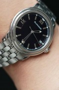 宝珀/Blancpain  领袖 2100-1127  自动机械  精钢 表径38毫米 专柜定价75000  换个皮带效果也很好