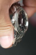 宝珀/Blancpain  领袖 2100-1127  自动机械  精钢 表径38毫米 专柜定价75000  换个皮带效果也很好