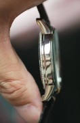 江诗丹顿传袭系列47192G，18K白金材质，表径42mm，银白色表盘，计时功能，透底手动机械，拉玛尼亚机芯，全原装99新，公价392000，现货好价