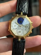 尊达大师经典作品，八角万年历，18K黄金材质，青金石当头月，表径31MM，原装折叠扣，自动机械，单表，价格很给力！
