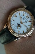 宝珀领袖系列3563A-3642A-53B  将官邸底盖，表径38mm，日历，星期，月份，18K玫瑰金，自动机械，整表102克，99新全原装完美品，刚做好机芯保养，走时功能都很好。