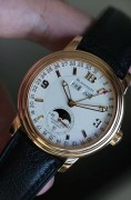 宝珀领袖系列3563A-3642A-53B  将官邸底盖，表径38mm，日历，星期，月份，18K玫瑰金，自动机械，整表102克，99新全原装完美品，刚做好机芯保养，走时功能都很好。