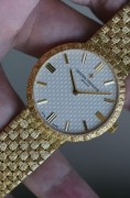 江诗丹顿/Vacheron Constantin 传承 81162/206J-9173 手动机械 18k黄金 表径35mm 重量约97g  腕周195mm可以拆卸表带调节长度 专柜价319000，原始品98新客户一手大全套带发票。