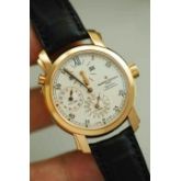 Vacheron Constantin/江诗丹顿马耳他系列42005/000R自动机械男表，39mm表径，18k玫瑰金材质,背透机芯将官底，日期显示/双时区显示 专柜售价¥30.9万，2007年大全套闲置未使用收藏极品