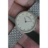 VC 江诗丹顿 Vacheron Constantin 31693/206G-8738 整表18K白金  圣博纳狗头印记 编织带佩戴很舒适 原镶钻石 32mm表径 全长195mm 可拆卸表节调节长度  整表77克 查码图看最后一张 官方定价332000 现在好价出