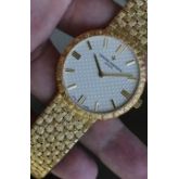 江诗丹顿/Vacheron Constantin 传承 81162/206J-9173 手动机械 18k黄金 表径35mm 重量约97g  腕周195mm可以拆卸表带调节长度 专柜价319000，原始品98新客户一手大全套带发票。
